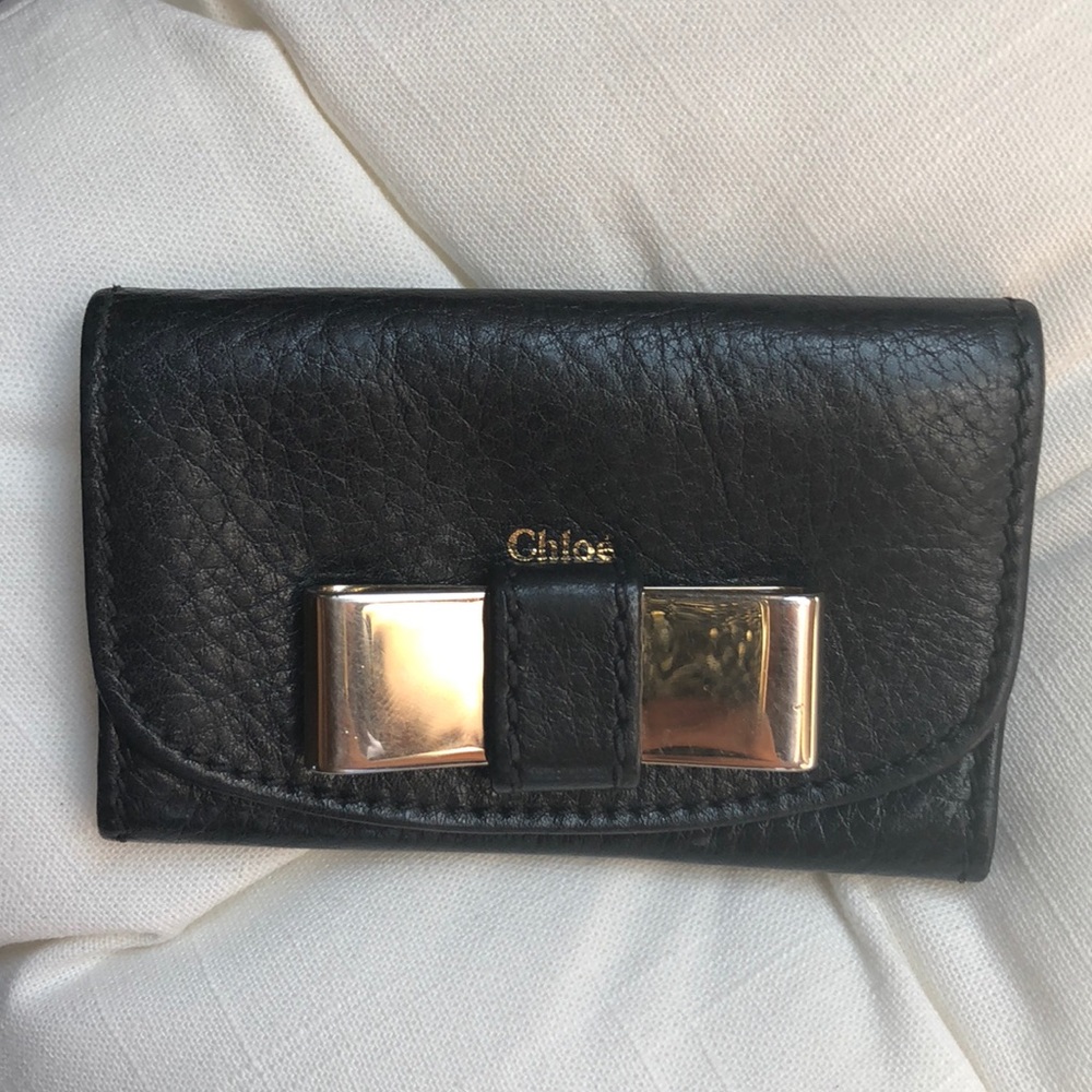 Chloe Black Lily Bow Key Holder